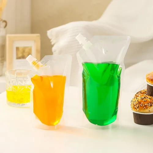 Miniatura 8 de OHMAXHO Bolsas de alcohol para licor, bolsas de bebidas reutilizables para adultos, frascos de alcohol, bolsas de licor de plástico ocultables