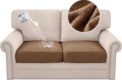 Miniatura 9 de H.VERSAILTEX Fundas impermeables para cojines de asiento de sofá Fundas para cojines de sofá Fundas protectoras antideslizantes para cojines