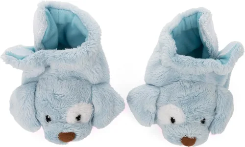 Miniatura 5 de GUND Baby GUND Spunky - Botines de sonajero de felpa para bebé, color azul, talla única Cachorro