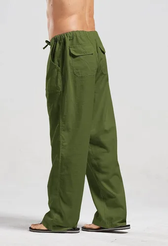 Miniatura 2 de utcoco Qiuse - Pantalones de playa con cintura elástica para hombre