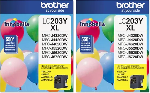 Miniatura 9 de Brother LC2032PKS - Cartuchos originales de tinta negra de alto rendimiento, tinta negra de repuesto, paquete de dos, incluye 2 cartuchos de tinta