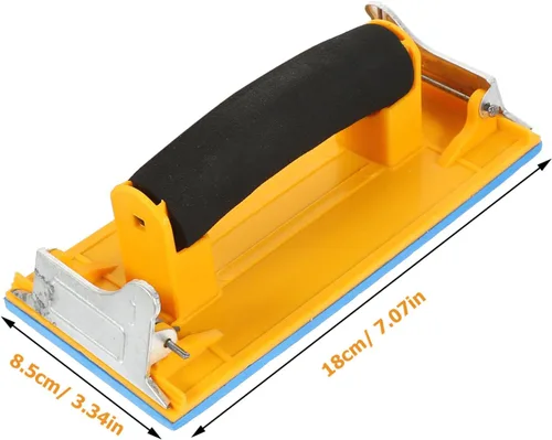 Miniatura 2 de Soporte de papel de lija Herramienta 2 unids Soporte de papel de lija Mango de plástico sólido Diseño ergonómico para almohadillas de lijado Mano
