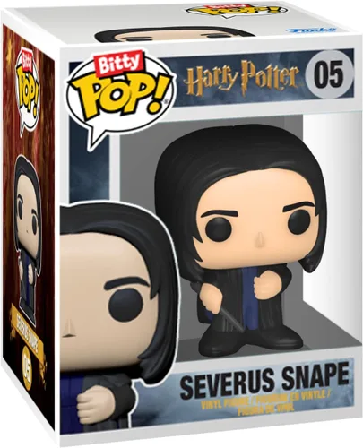 Miniatura 15 de Funko Bitty POP! HP - Voldemort, paquete de 4 - Lord Voldemort, Draco Malfoy (quidditch), Bellatrix Lestrange y una mini figura sorpresa misteriosa