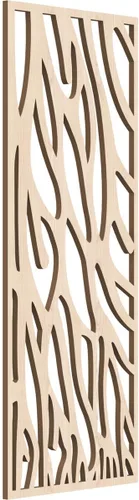 Miniatura 10 de 9 3/8"W x 24 3/8"H x 1/4"T Bristol Decorativos Paneles de Pared de Madera Calado, Cereza