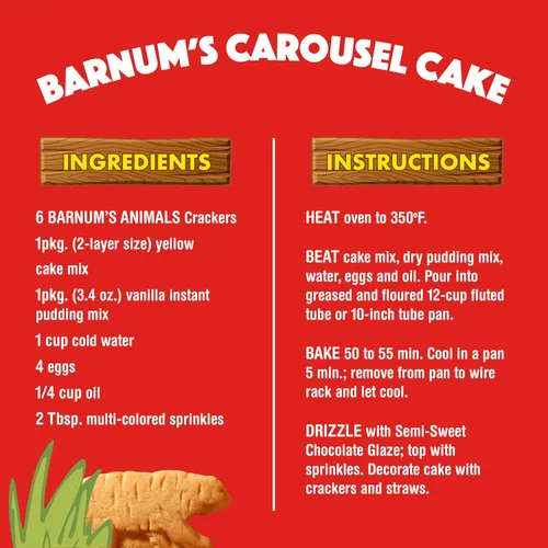 Miniatura 12 de BARNUM'S Galletas Originales de Animales, Aperitivos a Granel para Niños, 12 Cajas de 2.13 oz
