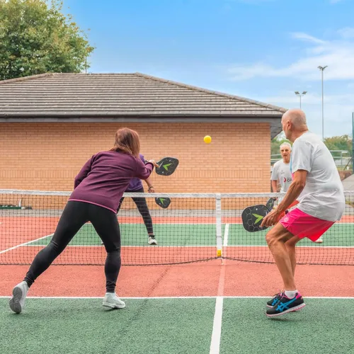 Miniatura 3 de Vermont Redes de torneo de pádel/pickleball de 0.098 in - Bucle y alfiler/Doble Bucle