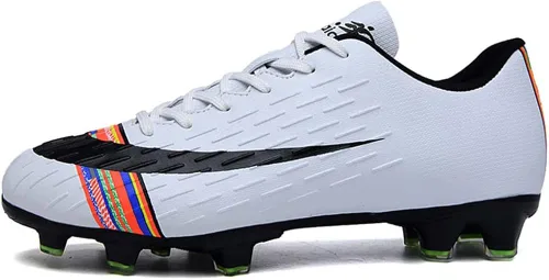 HESBITEUL Zapatos de fútbol para hombre, atléticos, para interiores y exteriores, cómodos, para niños, fútbol americano, zapatos deportivos de alto