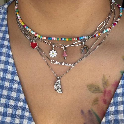 Miniatura 9 de SITOS - Colombia Necklace Empanada Pendant Colombian Souvenirs Pierogi or Dumpling Food Jewelry Latina gifts Latino Food Products