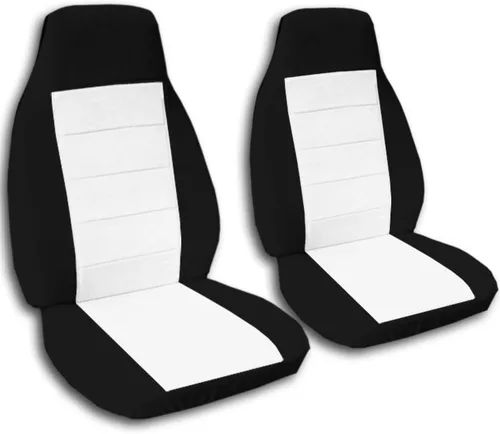 Miniatura 15 de TOTALLY COVERS Compatible con Ford F-150 F-250 F-350 de 1992-1998 con dos tonos para asiento de camión (sillas capitanes/cubos) con reposabrazos