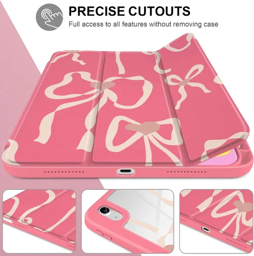 Miniatura 8 de MEEgoodo Funda para iPad Air de 11 pulgadas M3 2025 / M2 2024, para iPad Air de 5ª y 4ª generación de 10.9 pulgadas 2022/2020, funda para tableta