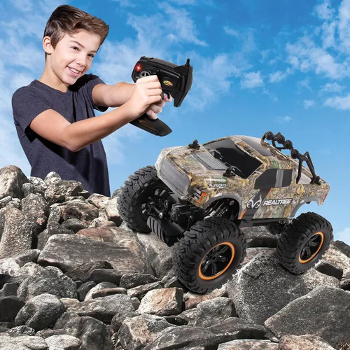 Miniatura 6 de NKOK Realtree 4x4 Off Road Rock Crawler 2.4GHz escala 1/14 R/C (RTR) Ford F-150 Raptor, baterías y cargador incluidos, cuerpo resistente está listo