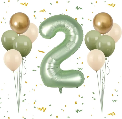 Miniatura 16 de Globos azules del número 18 de 40 pulgadas, globos de cumpleaños de 18 años, globos de látex azul claro y azul oscuro con impresión plateada