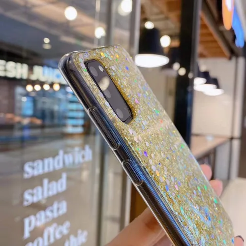Miniatura 3 de Diseñada para Samsung Galaxy S22, con purpurina brillante para mujeres y niñas, bonita funda protectora de goma delgada para Galaxy S22 5G de 6.1