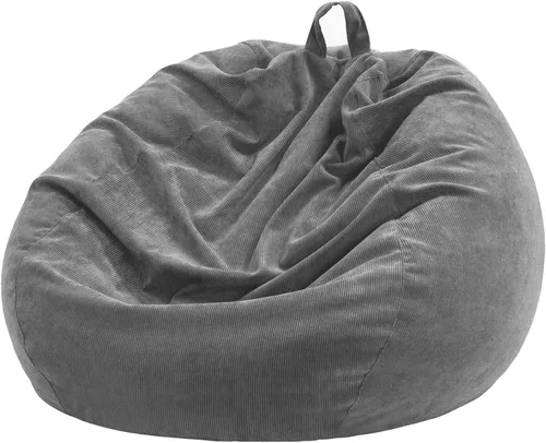 Miniatura 19 de Funda para Silla Puf de 3 pies (Sin Relleno) 35"×43" Almacenamiento Grande de Animales de Peluche Silla Puf Lavable Funda para Silla Puf Grande