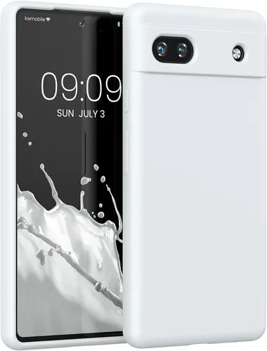 Miniatura 780 de kwmobile Funda Compatible con Google Pixel 6 Pro - Funda de teléfono de silicona TPU con acabado suave - Azul Arrecife