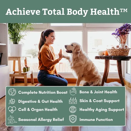 Miniatura 5 de Wholistic Pet Organics Canine Complete - Polvo multivitamínico para perros, 2 libras, vitaminas diarias para perros y suplementos para alimentos