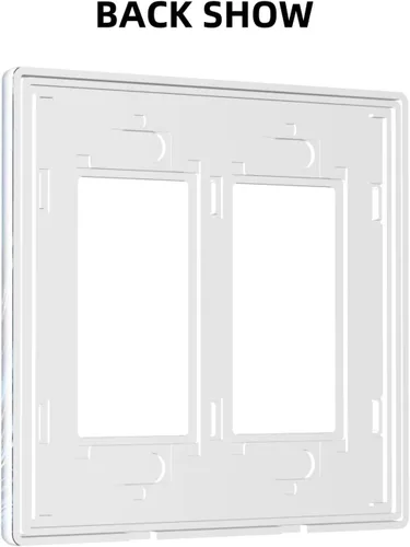 Miniatura 124 de Placa de Interruptor de Luz Azul de 1 Gang, Placa de Pared Decorativa de Palanca Individual, Cubierta de Placa de Pared de Palanca, Placa Frontal
