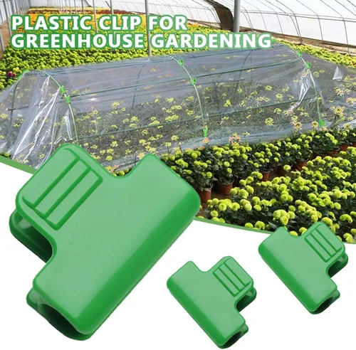 Miniatura 3 de 30 abrazaderas de invernadero para tubos de 0.709-0.827 in, aros de invernadero, marco de soporte de jardín, túnel de cultivo, estacas de jardín