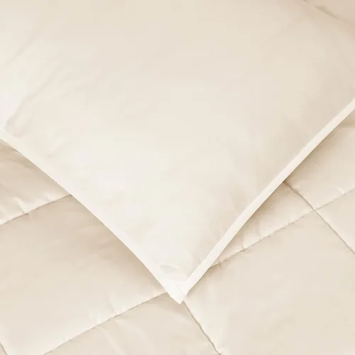 Miniatura 5 de EnvioHome Juego de edredón tamaño Queen con fundas de almohada, ultra suave y acogedor, ligero, estampado, color beige