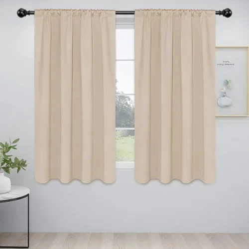 Miniatura 9 de Easy-Going - Cortinas opacas con bolsillo para varilla para el dormitorio, cortinas para ventanas que oscurecen la habitación o la sala de estar