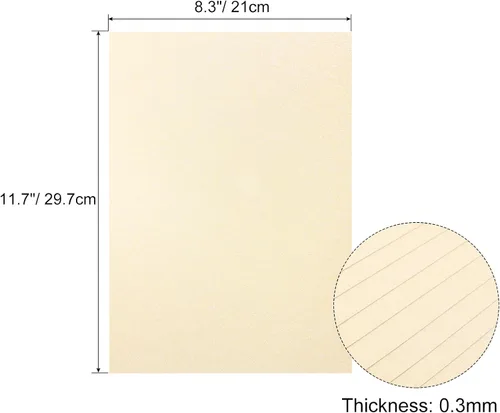 Miniatura 2 de MECCANIXITY Papel de cartulina brillante, 25 hojas, 8 x 11.5 pulgadas, 92 libras/8.82 oz/m² de doble cara, para bodas, cumpleaños, uso artesanal