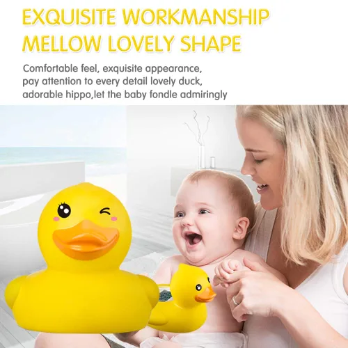 Miniatura 8 de b&h Termómetro para bebé, juguete flotante para baño de bebé, termómetro de agua con temperatura de seguridad (pato clásico)
