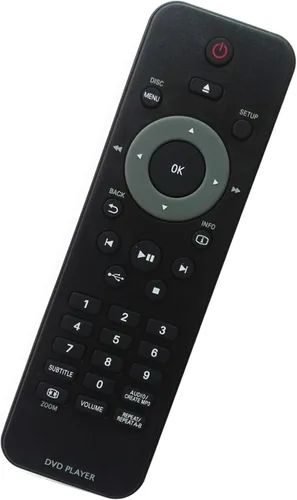 Miniatura 2 de Control remoto de repuesto aplicable para reproductor de DVD Philips DVP3560/F8 DVP4050 DVP6620 DVP3520K DVP3560K DVP3354K DVP3354K/55 DVP3350K