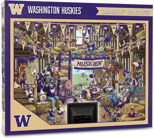 Miniatura 42 de YouTheFan NCAA Barnyard Fans - Rompecabezas de 500 piezas