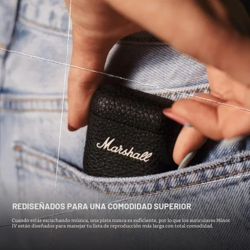 Miniatura 4 de Auriculares Marshall Minor IV realmente inalámbricos - Negro