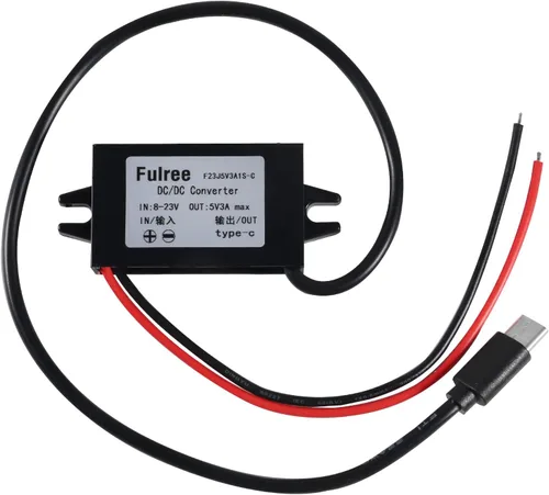 Miniatura 6 de DIANN Módulo convertidor de 12V a 5V 3A 15W Buck - Regulador de CC a CC Convertidor de potencia de coche con interfaz de cable Interfaz de alambre