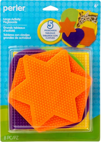 Miniatura 10 de Perler Beads - Tableros cuadrados amarillos, 2 unidades, 5.7 pulgadas de largo x 5.7 pulgadas de alto, pequeño