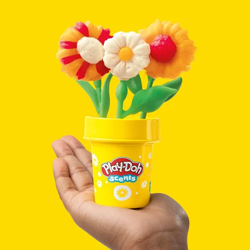 Miniatura 4 de Play-Doh Paquete de dos flores, tulipanes, narcisos, girasol y margaritas, kit de manualidades para niños, regalos para niñas y niños