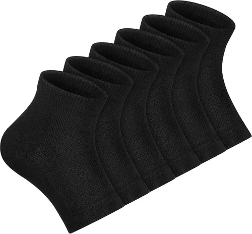 3 pares de calcetines hidratantes, calcetines de talón de gel suaves y ventilados, calcetines de punta abierta para piel seca dura y agrietada,
