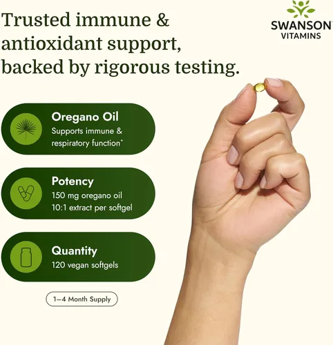 Miniatura 3 de Swanson Aceite de orégano Extracto 10:1 Suplemento de salud digestiva y respiratoria para adultos que buscan apoyo natural para el tracto