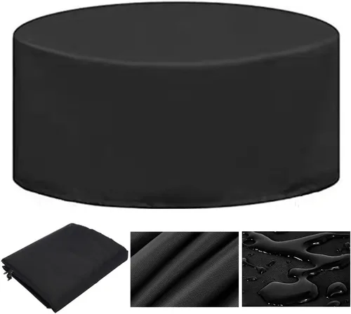 Miniatura 8 de Cubiertas para muebles de patio, cubierta impermeable para sofá al aire libre de 48 x 36 pulgadas, cubierta para juego de comedor al aire libre