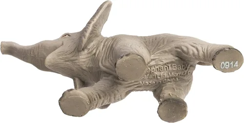 Miniatura 7 de Safari Ltd. Figura de bebé de elefante africano, figura realista de modelo de 3.5 pulgadas, juguete educativo para niños a partir de 3 años