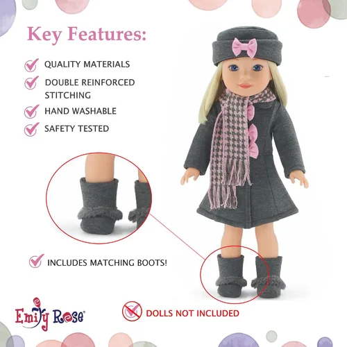 Miniatura 3 de Emily Rose Muñeca Girl Scout Daisy de 14 pulgadas, juego de 5 piezas, con licencia oficial de Girl Scouts de los Estados Unidos