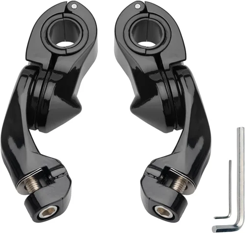 Miniatura 8 de Kit de montaje de clavija de carretera en ángulo largo de 1-1/4 pulgadas para Harley Touring Road King Street Glide Road Glide Electra Glide Softail