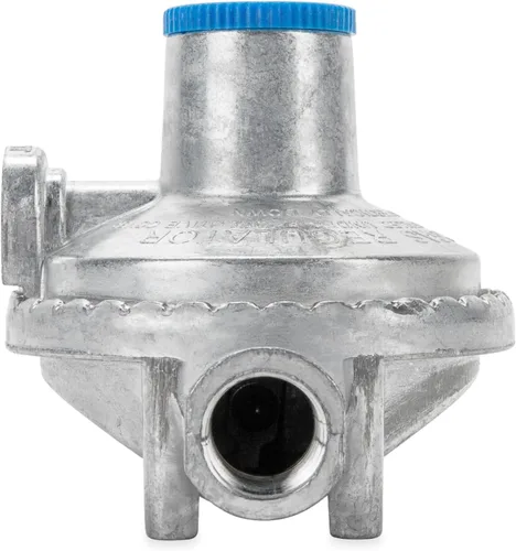 Miniatura 6 de Camco Regulador de Propano Horizontal de Dos Etapas - Compatible con Tanques de Propano de 20 lb o 30 lb con Roscas ACME - Entrada NPT Hembra de 1/4