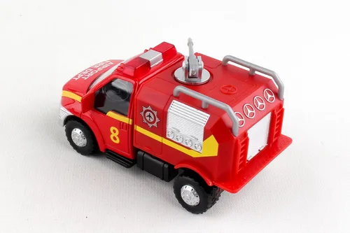 Miniatura 4 de Daron Lil Truckers Airport FIRE Camión, Rojo