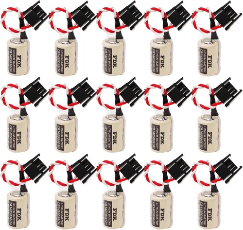 (15 unids/paquete) 3V 1747-BA Batería de litio PLC de repuesto para FDK CR14250SE, AB Allen Bradley 1769-BA, 1756-BA1, SLC-500 Series Controles
