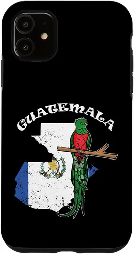 iPhone 11 Quetzal Bird Guatemalan Souvenir Chapin Gift Guatemala Flag Case