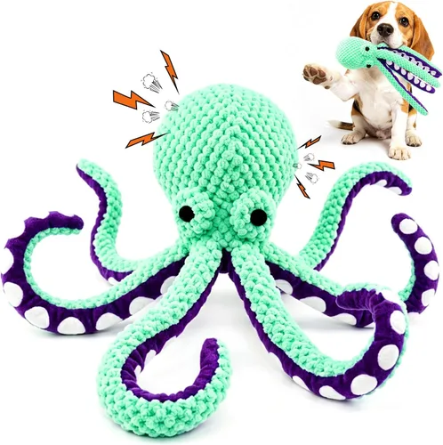 Miniatura 14 de Fuufome Juguetes chirriantes para perros grandes: juguetes duraderos para perros grandes para razas medianas y pequeñas - Juguetes de peluche