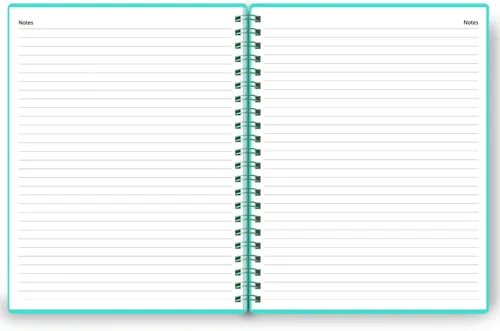 Miniatura 7 de Agenda diaria sin fecha: agenda sin fecha con horarios, artículos de acción y seguimiento, cuaderno organizador diario A4 para aumentar la Turquesa