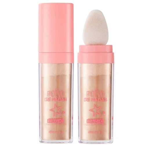 Miniatura 12 de 2 unidades de Polvo De Hadas Fairy Dust polvo resaltador - Polvo para contornear todo el cuerpo y clavícula perlado para cara y ojos, purpurina #01