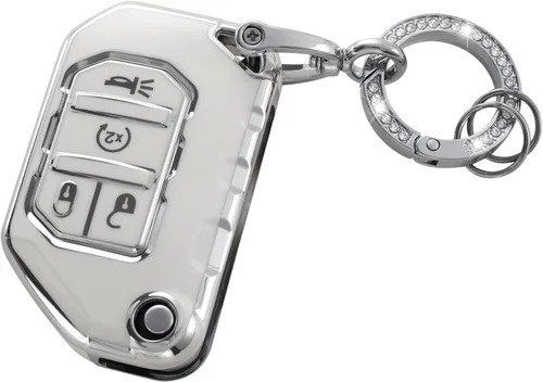 Miniatura 8 de YO&YOYE Funda para Llavero de TPU con Anillo para Llaves