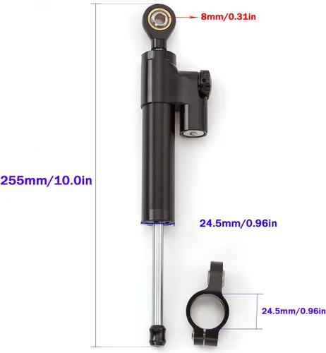 Miniatura 2 de PROCNC - Amortiguador de dirección de motocicleta estabilizador para Yamaha YZF R1 R3 R6 R15 R125 R25 FZ1 FZ8 FZ09 MT09 GSXR 600 750 1000 CBR600RR