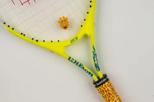 Miniatura 2 de Racket Pets Raqueta de tenis para niños, cinta antideslizante de agarre de tenis con estampado animal para raquetas juveniles, divertido agarre