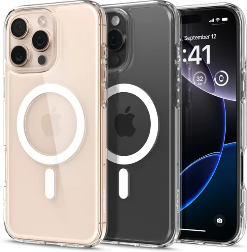 Miniatura 284 de Spigen Funda para iPhone 13 Mini, ultra híbrida MagFit [antiamarilleo] [compatible con Magsafe] - Transparente