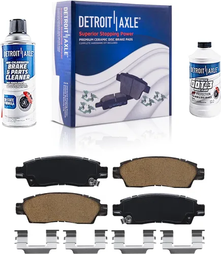 Miniatura 20 de Detroit Axle - Pinza de disco del lado del acompañante + pastillas de freno de cerámica de repuesto para Lexus HS250H Toyota RAV4 Prius V Scion xB